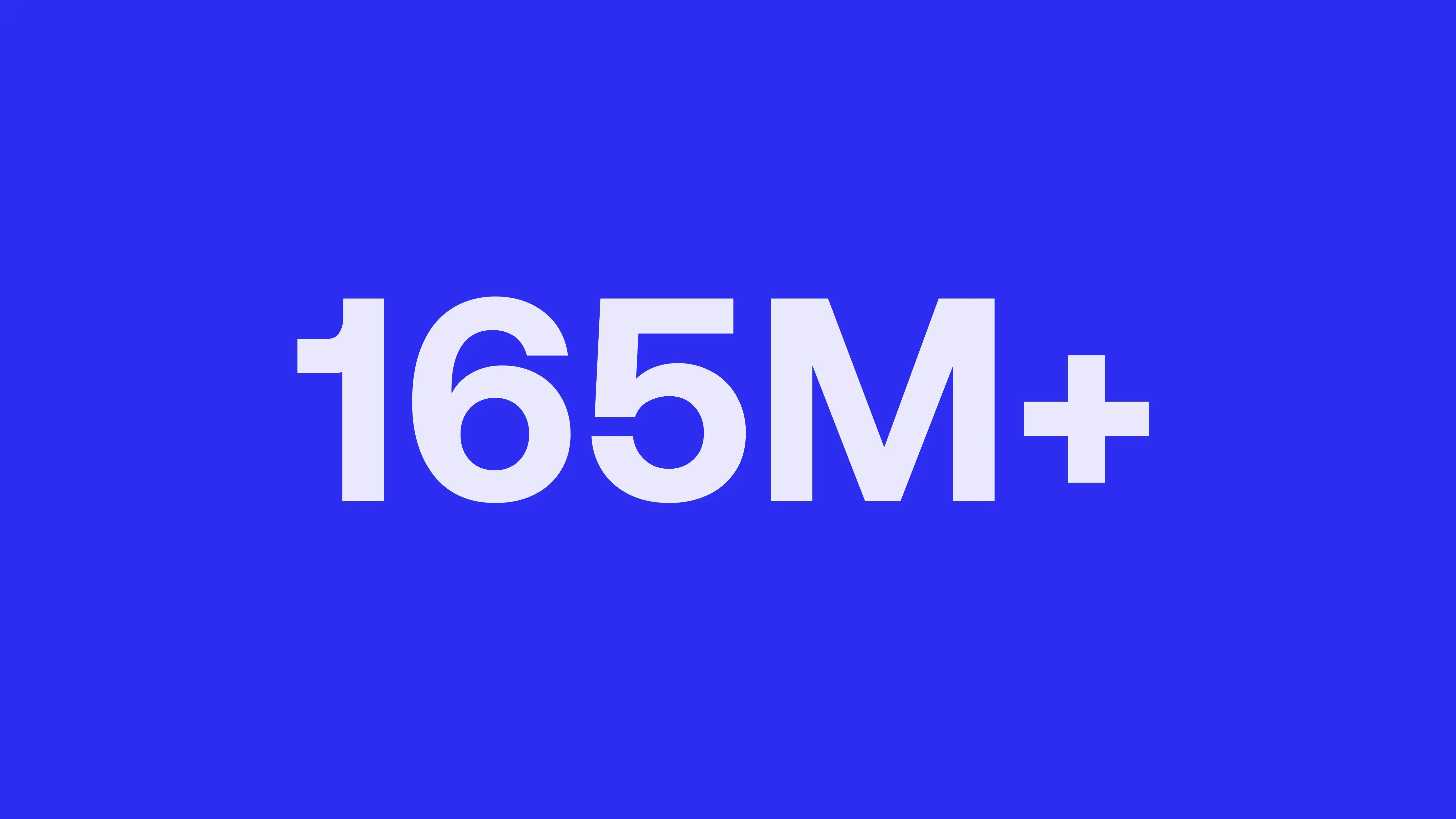 165M+