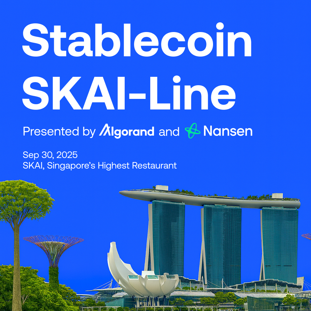 Algorand x Nansen - Token2049 Singapore