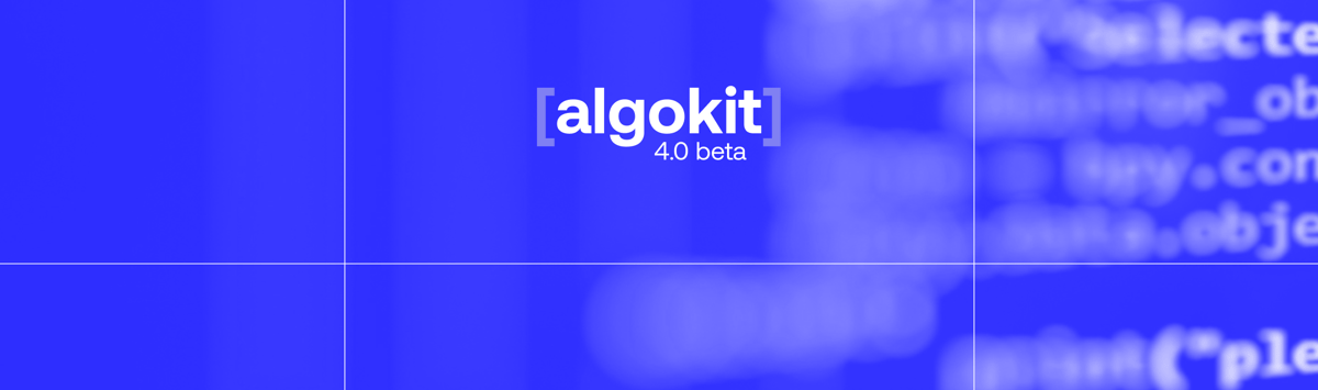Algorand-Algokit 4.0 beta-Blog banner-3