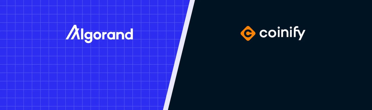 Algorand-partnership-Coinify-blog-banner
