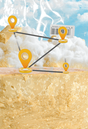 Algorand can track products from origin to destination.