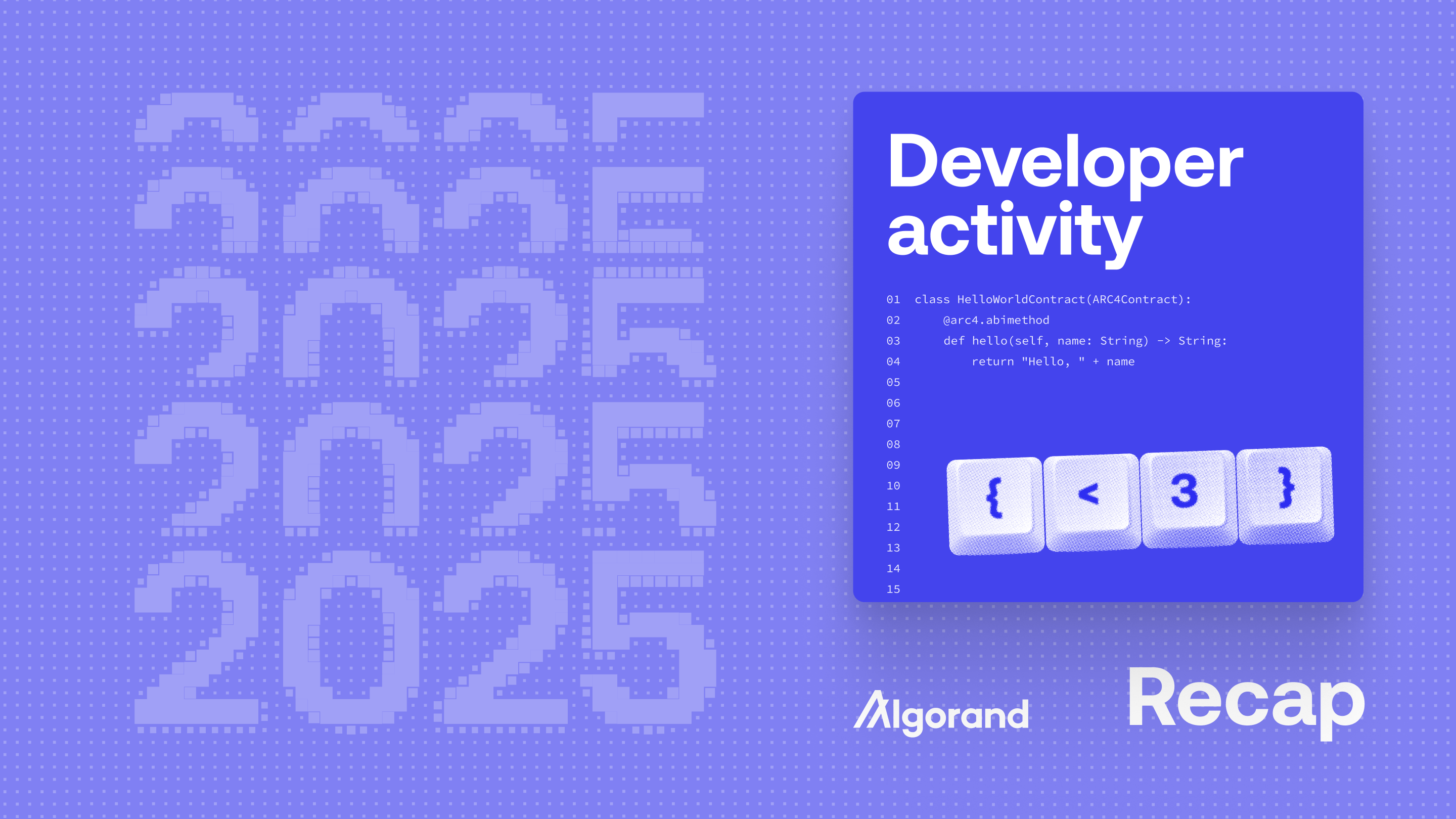 Algorand developer workshops 2025 with AlgoKit