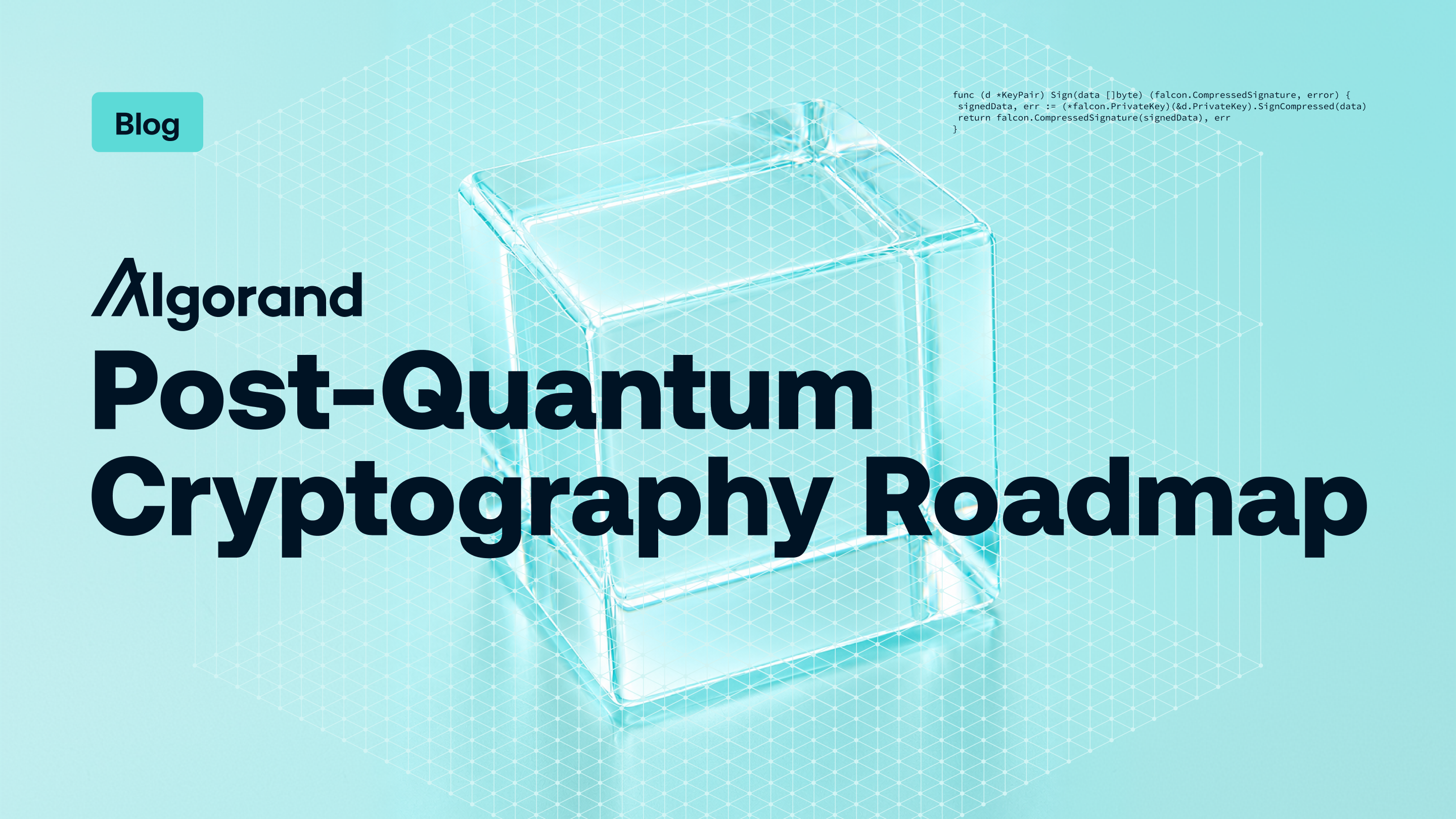Algorand Post-Quantum Cryptography Roadmap